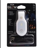 Clip Glow Rechargeable Portable Flashlight 5PK