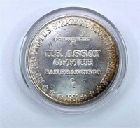 1981 US Assay Office 1oz Silver Round, BU