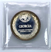 14.5g Sterling State Round GA, Proof-Like