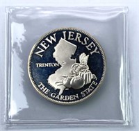 14.5g Sterling State Round NJ, Proof-Like