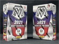 (2) 2020-21 Panini Mosaic UEFA Euro Soccer Cereal