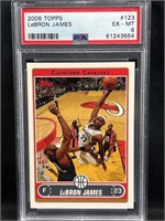 2006 Topps LeBron James PSA EX-MT 6 Cavaliers