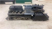 2-HO scale steam engines and tenders