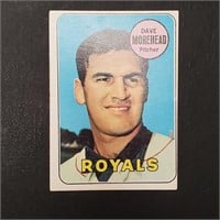 1969 Topps Baseball card #29 Dave Morehead