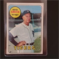 1969 Topps Baseball card #40 Mayo Smith