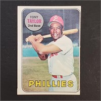 1969 Topps Baseball card #108 Tony Taylor