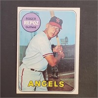 1969 Topps Baseball card #103 Roger Repoz