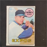 1969 Topps Baseball card #117 Jim Fairey