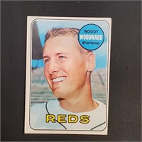 1969 Topps Baseball card #142 Woody Woodward