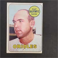 1969 Topps Baseball card #151 Clay Dalrymple