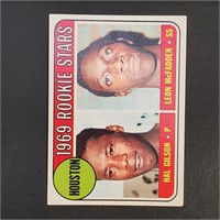 1969 Topps Baseball card #156 Houston Rookie Stars