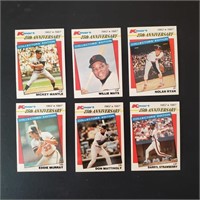 1987 Kmart Baskeball card Lot with Mantle and Mays