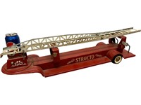 Vintage Structo Fire Truck Ladder Toy