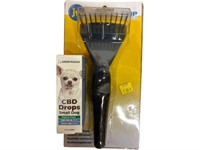 Dog Dematting Rake and NEW CBD Oil for Small Dogs