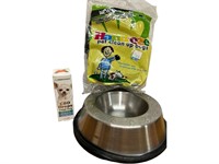 Dog Bowl & NEW CBD Oil for Small Dogs