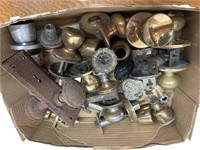 Large Lot of Vintage Doorknobs Some Glass