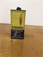 Vintage Metal Ronsonal Lighter Fluid Can