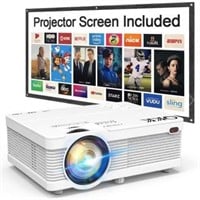 QKK 2020 Newest 3800Lux Mini Video Projector