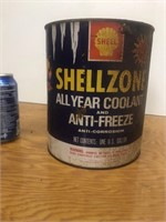 Vintage Can Shell Zone Antifreeze 1 Gallon