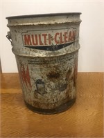 Vintage 5 Gallon Advertising Can