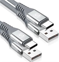 USB C Charging Cord [2Pack 6ft], USB C Cable Fas