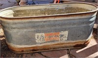 6ft Vintage Metal water trough / container