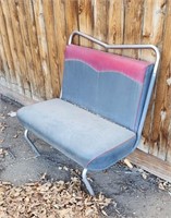 Vintage Bus Seat or bench upholstery great shape,