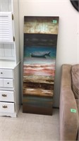 Canvas boat picture 20x61
