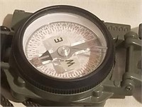 Camenga Military Compass, 1977 with pouch