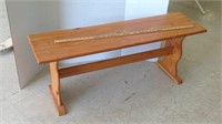 43 inch wood bench