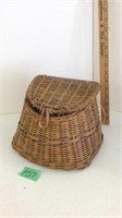 vintage fishing basket