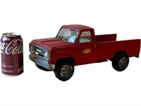 Vintage Tonka Red Pickup Truck Metal Toy
