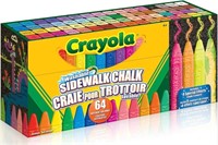 Crayola Sidewalk Chalk Sticks Washable Toy Kit,