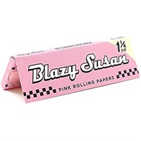 Blazy Susan Pink Rolling Papers - 1 1/4 Size Cig