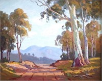 Erik Langker (1898-1982) Sunset Road