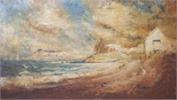 Dixon Copes (1914 - 2002) beach scene