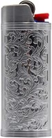 Lucklybestseller Metal Lighter Case Cover Floral