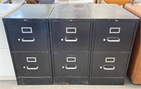 HON Two Drawer Metal File Cabinets