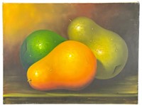 Unknown Artist Realistic Still Life Pears Painting
