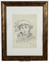Pierre Auguste Renoir (in style) Pencil Drawing