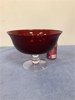 Red Bowl   Approx. 11 3/4 Diameter