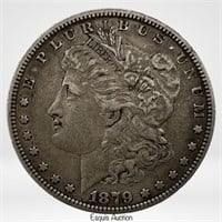 1879 US Morgan Silver Dollar Coin