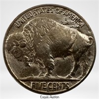 1927 S XF+ US Buffalo Nickel Coin- Full Horn