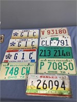 9 License Plates
