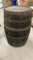 Vintage oak whisky barrel
