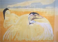 Clifton Ernest Pugh (1924 - 1990) Leda & the Swan