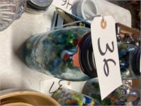 Swayzee's 1/2 Gallon Jar of Marbles