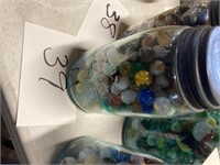 Whitney Quart Jar of Marbles