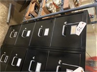 Black 4 Drawer File Cabinet