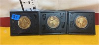 3 American Revolution Bicentennial Medals